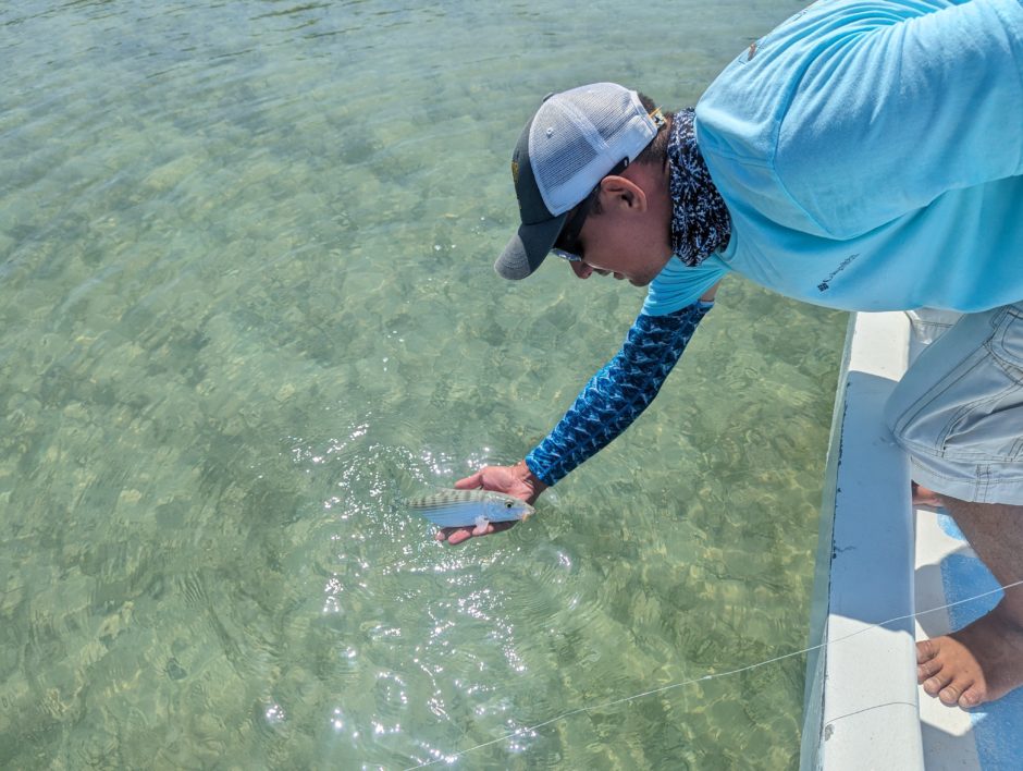 Mean Bonefish Weathered Fishing Visor